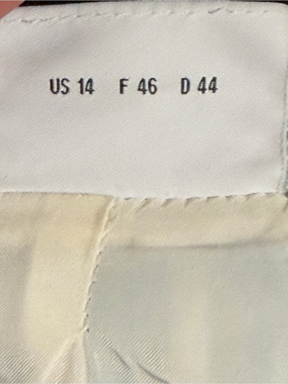 Akris Punto Blue Linen Blend Tailored Blazer Jacket Cream Buttons Designer 14 - Picture 12 of 12